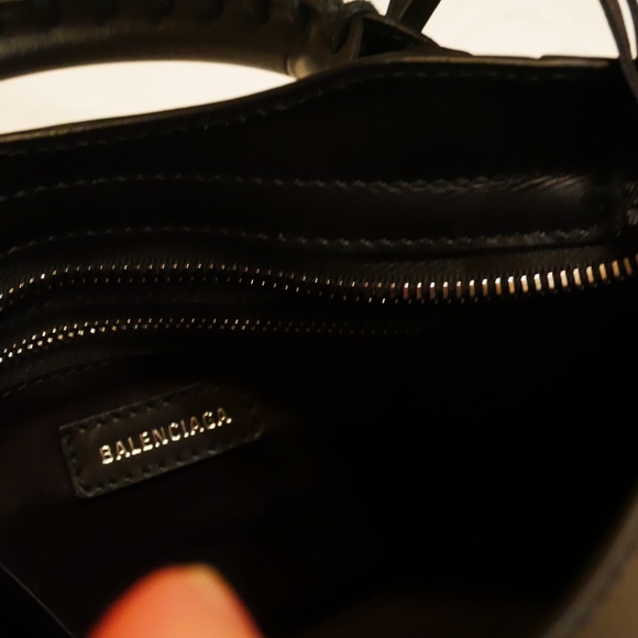 Sold NWT Balenciaga Mini City Canvas & Leather - Picture 8 of 8